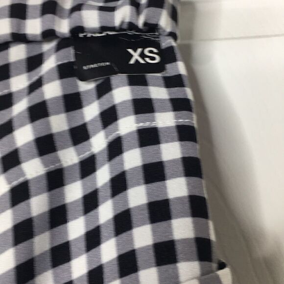 NWT NY&C blk/wht check palazzo pant - Picture 3 of 4